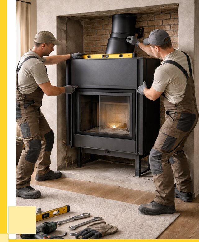 Установка каминных топок в Брянске под ключ от 19352 р. | ЭриданБнк