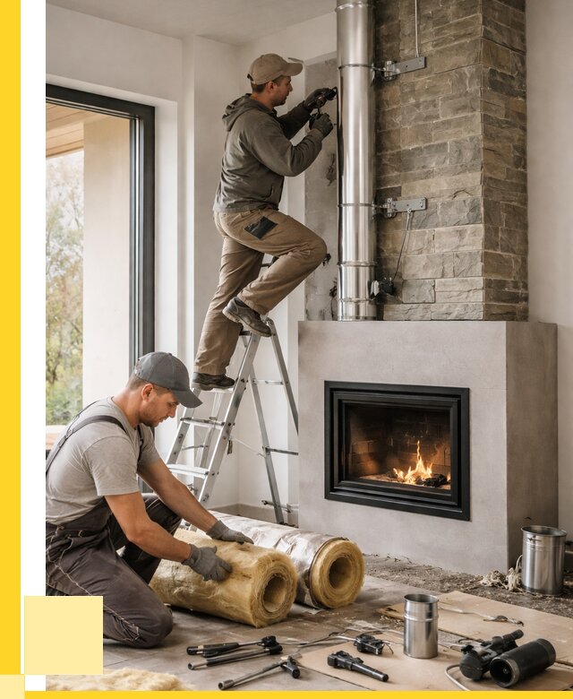 Монтаж дымоходов для каминов в Брянске от 16127 р. ЭриданБнк