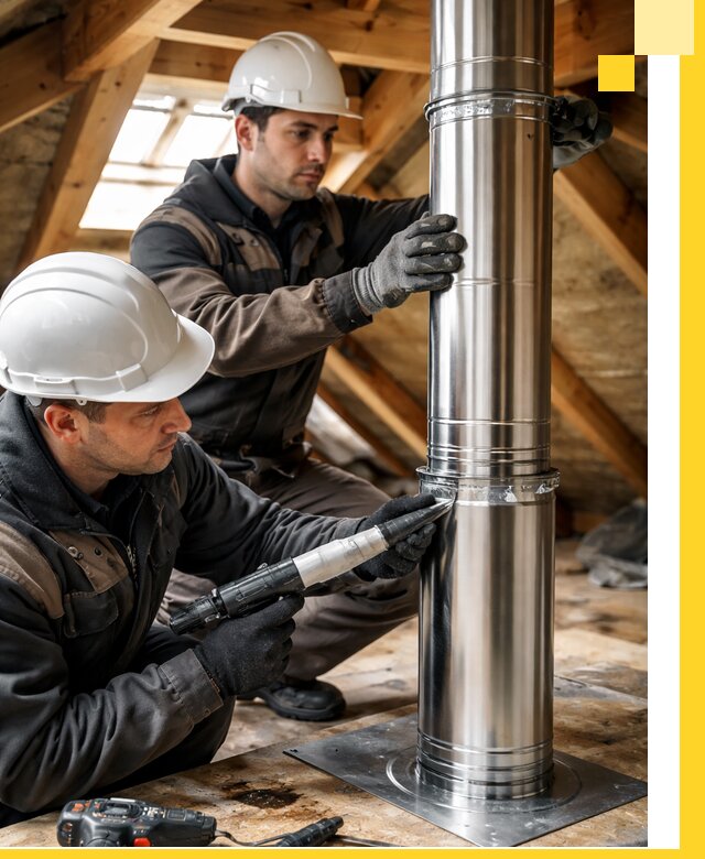 Монтаж дымоходов для каминов в Брянске с гарантией качества