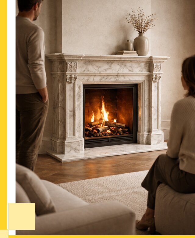 Мраморные камины под ключ в Брянске от 268775 р. | ЭриданБнк