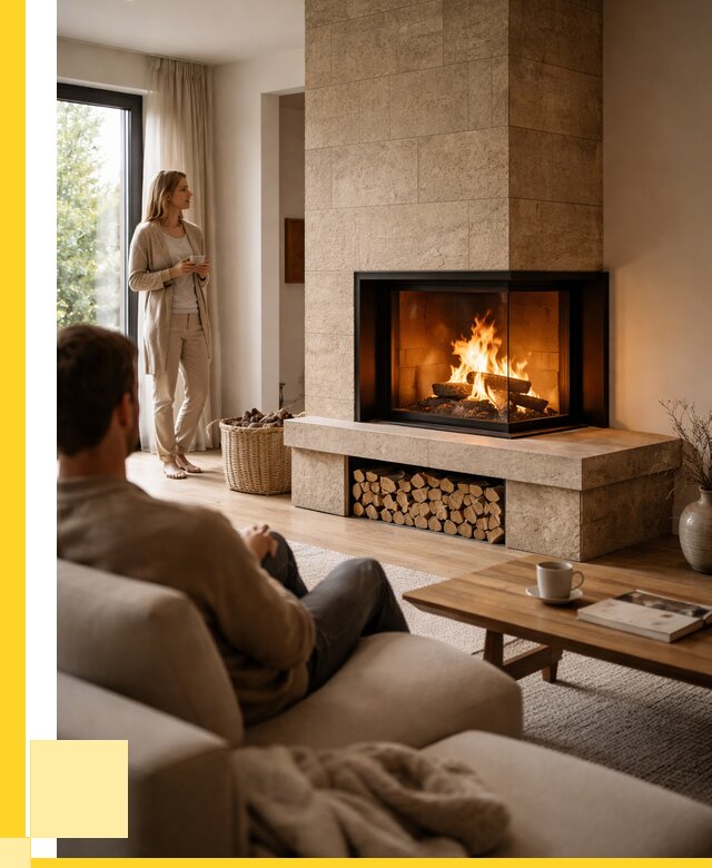 Угловые камины из кирпича установка в Брянске от 161265 р. ЭриданБнк