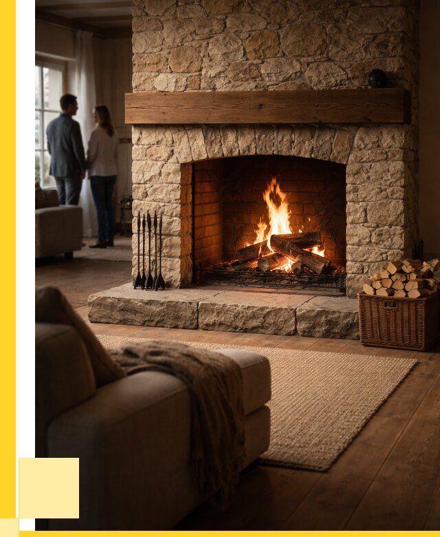 Открытые камины под ключ в Брянске от 161265 р. ЭриданБнк