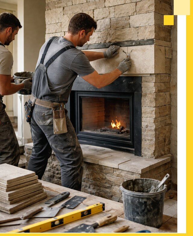 Проектирование и установка открытых каминов в Брянске