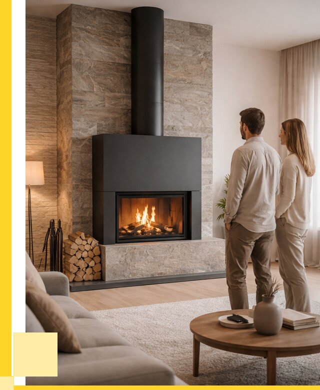 Закрытые камины под ключ в Брянске от 129012 р., ЭриданБнк