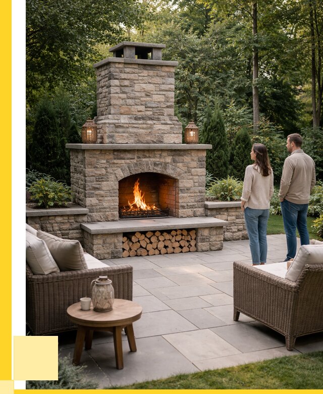 Уличные камины из кирпича в Брянске от 161265 р. | ЭриданБнк