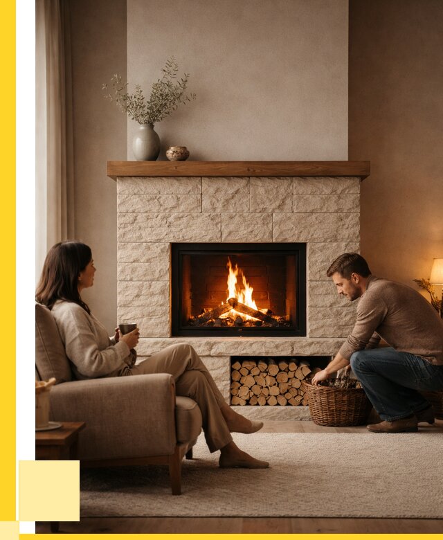 Камины для дома в Брянске под ключ от 161265 р. | ЭриданБнк