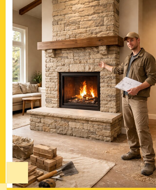 Камины под ключ в Брянске от 193518 р. | ЭриданБнк — установка