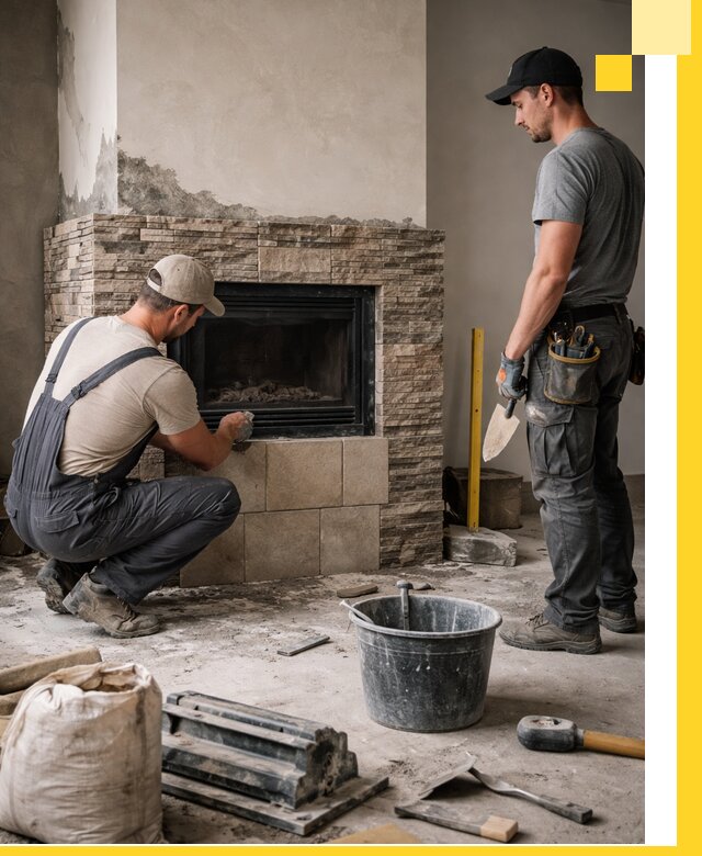 Камины под ключ в Брянске: проект, изготовление и монтаж