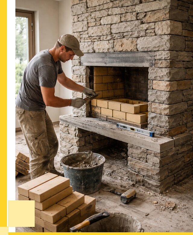 Кладка каминов и камина в Брянске от 26878 р. ЭриданБнк