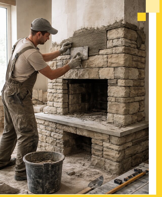 Строительство каминов под ключ в Брянске от проектирования до монтажа