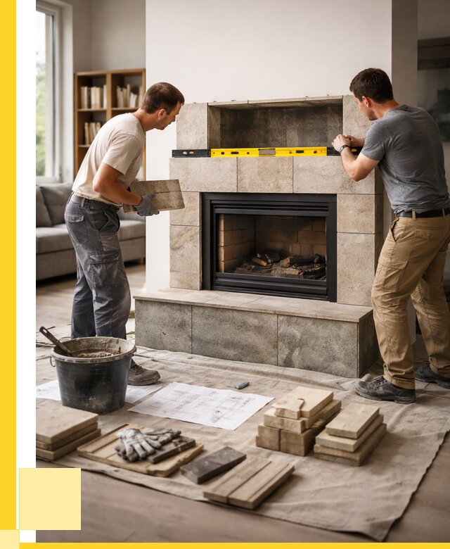 Монтаж каминов и установка в Брянске от 48380 р. | ЭриданБнк