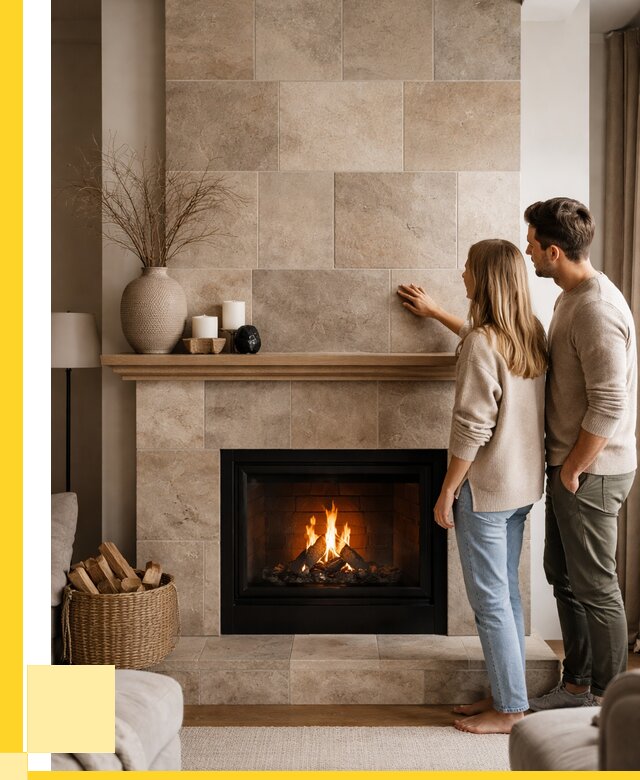 Облицовка каминов керамогранитом в Брянске от 4838 р. | ЭриданБнк