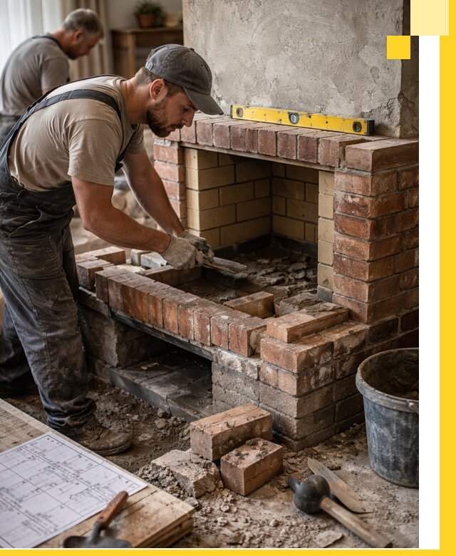 Изготовление и установка каминопечей под ключ в Брянске