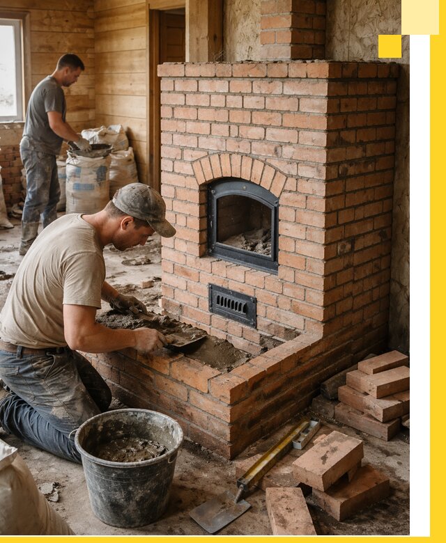 Профессиональное строительство печей в Брянске под ключ