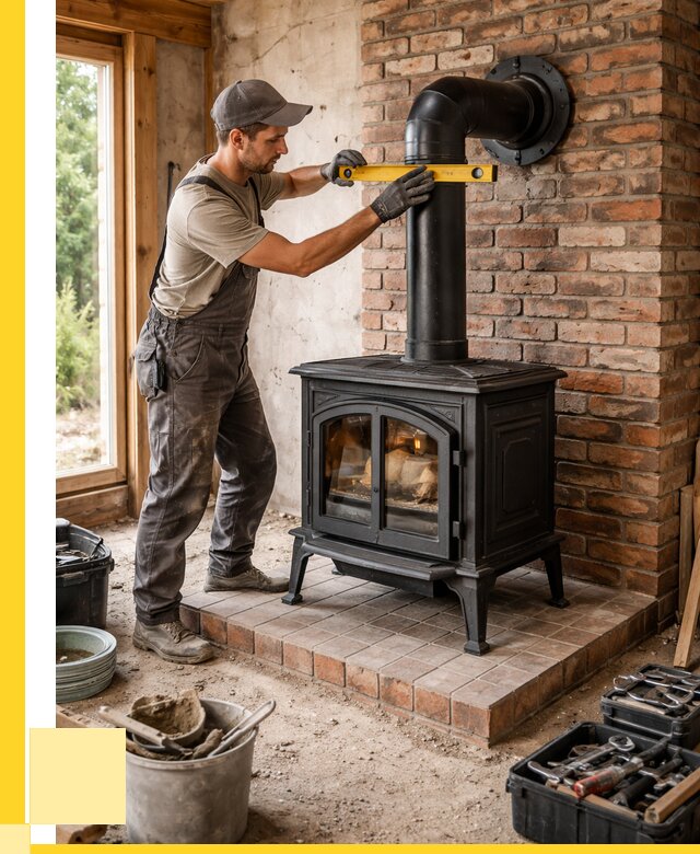 Монтаж печей установка банной печи в Брянске от 16127 р. | ЭриданБнк