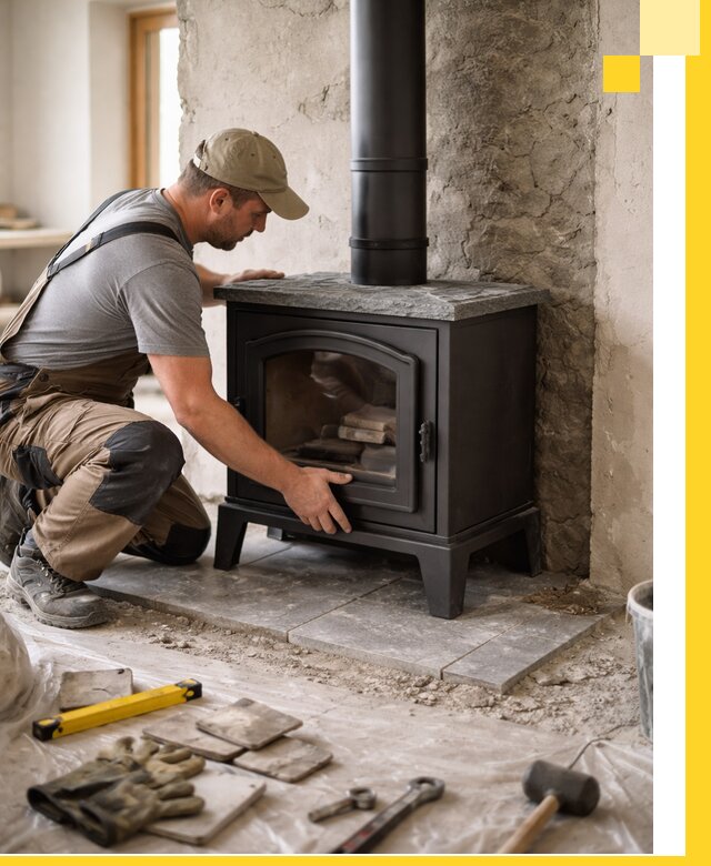 Профессиональный монтаж печей и каминов в Брянске под ключ