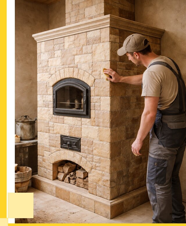 Облицовка печей в Брянске от 4838 р. под ключ | ЭриданБнк