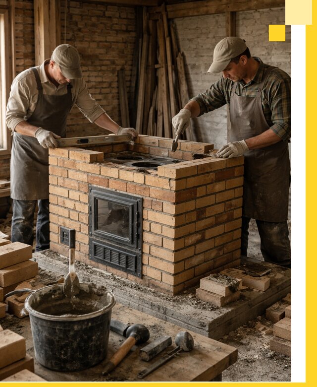 Изготовление и установка варочных печей под ключ в Брянске