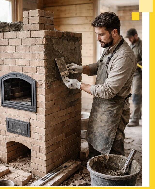 Изготовление и установка печей-шведок под ключ в Брянске