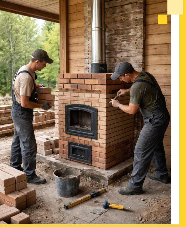 Производство и установка дачных печей под ключ в Брянске