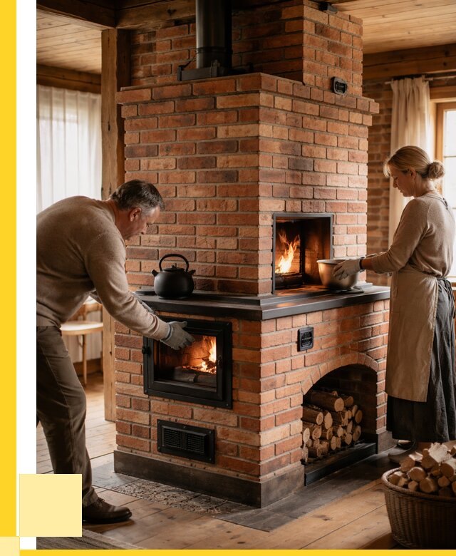 Печи для загородного дома под ключ в Брянске от 86008 р. | ЭриданБнк