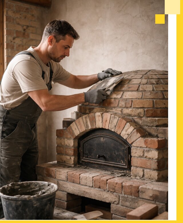 Изготовление и монтаж помпейских печей на заказ в Брянске