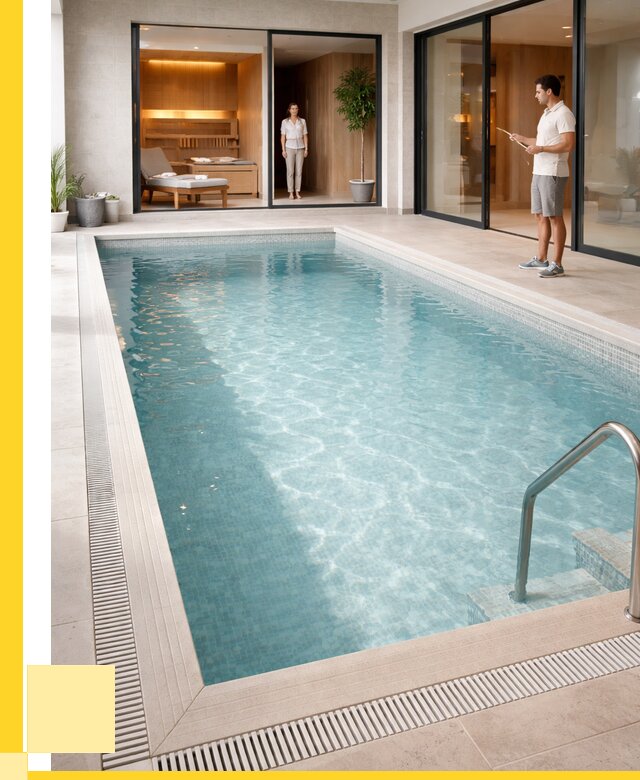 Отделка бассейна пленкой ПВХ в Брянске от 3763 р. - ЭриданБнк