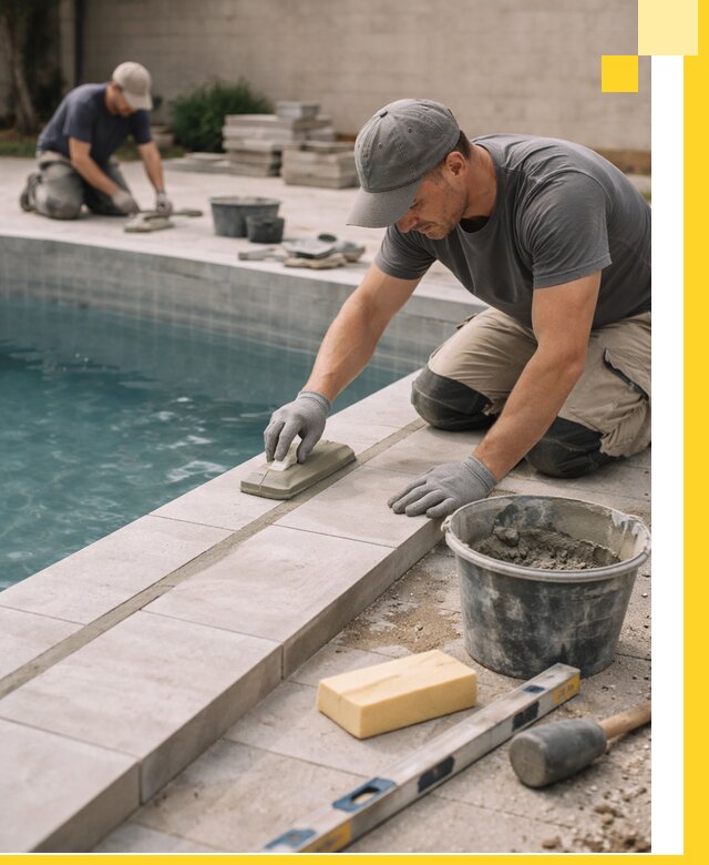 Отделка бассейнов в Брянске: декоративная отделка и гидроизоляция