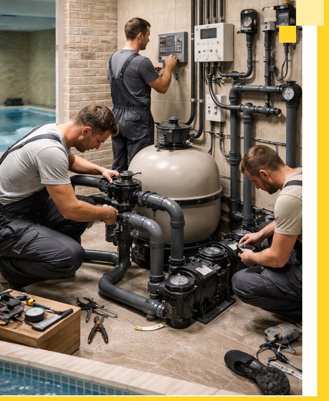 Комплексное оборудование для бассейнов под ключ в Брянске