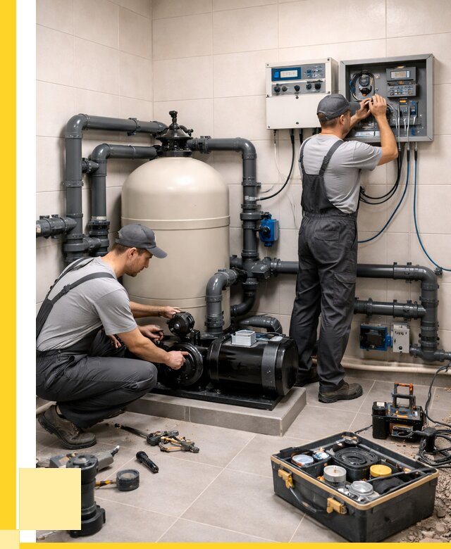 Монтаж оборудования для бассейнов в Брянске от 43004 р. | ЭриданБнк