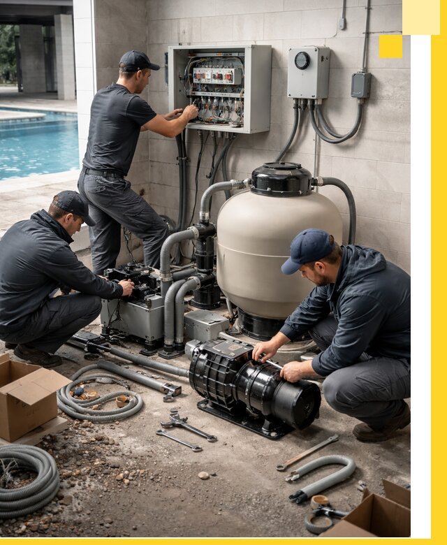 Профессиональный монтаж оборудования для бассейнов в Брянске