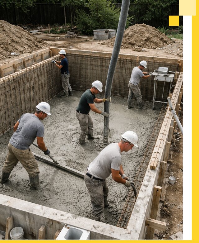 Строительство бетонных бассейнов под ключ в Брянске