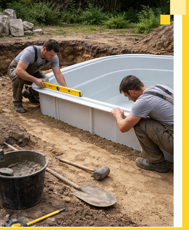 Производство и установка пластиковых бассейнов в Брянске под ключ