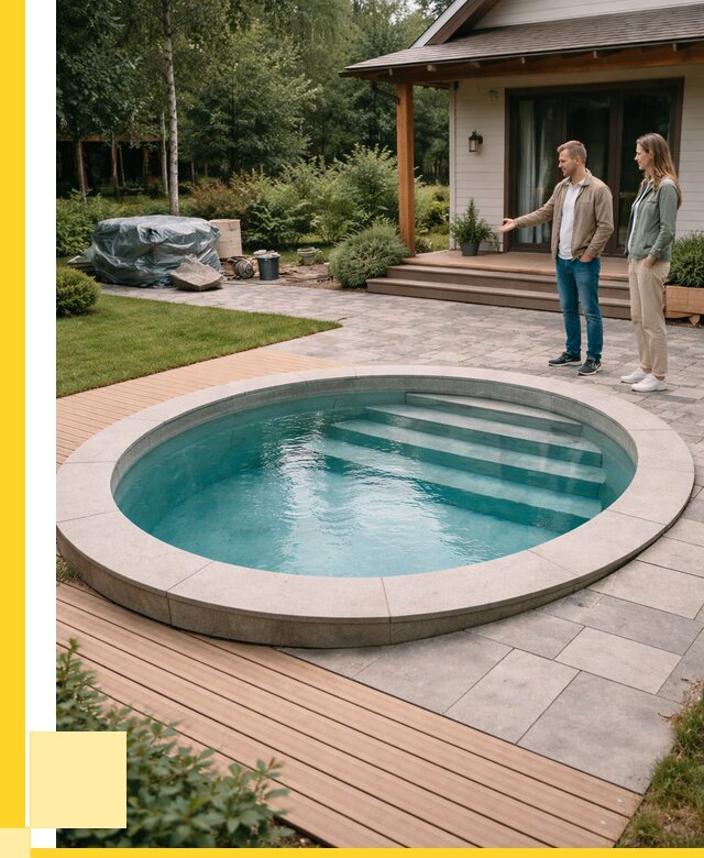 Бассейн на даче под ключ в Брянске от 215020 р., ЭриданБнк