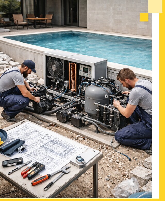 Проектирование и монтаж бассейнов с подогревом в Брянске