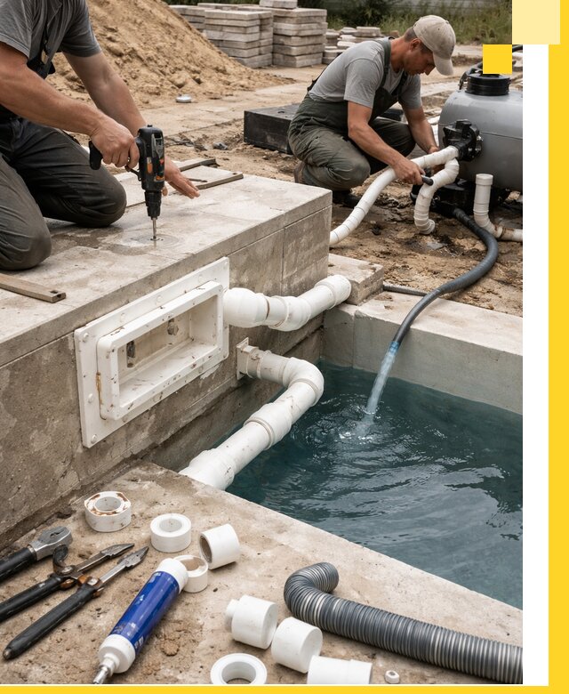 Строительство скиммерных бассейнов под ключ в Брянске