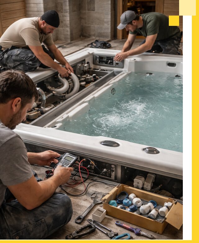 Гидромассажные бассейны под ключ в Брянске, дизайн и монтаж