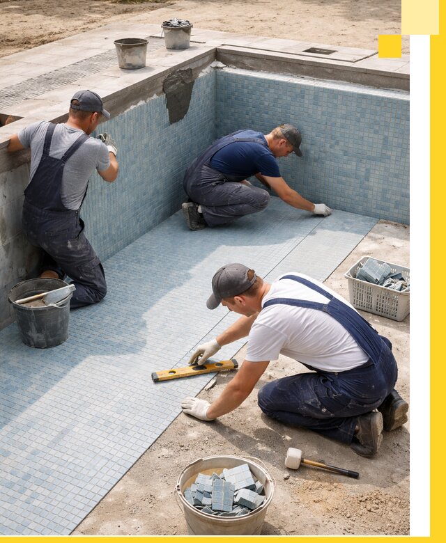 Укладка и установка плитки для бассейнов под ключ в Брянске