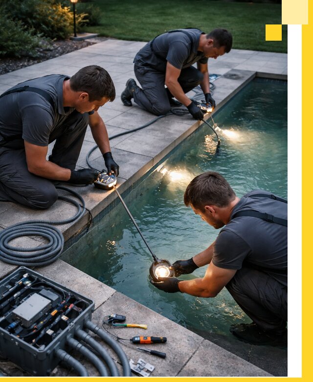 Профессиональное освещение бассейнов в Брянске: дизайн и монтаж