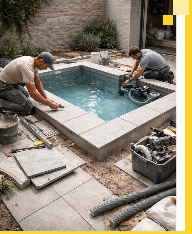 Мини бассейны под ключ в Брянске, дизайн и установка