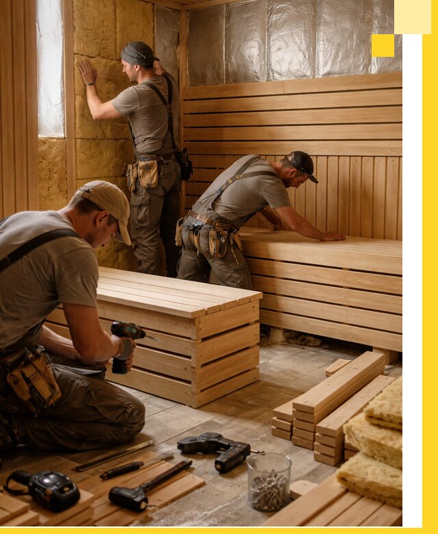 Профессиональное строительство саун под ключ в Брянске