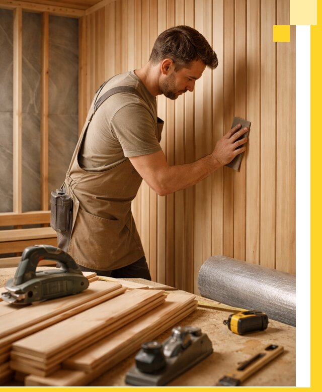 Профессиональная отделка саун и парных под ключ в Брянске