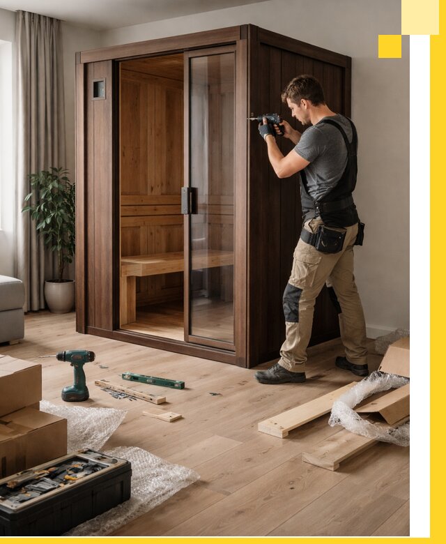 Установка и производство мини саун под ключ в Брянске