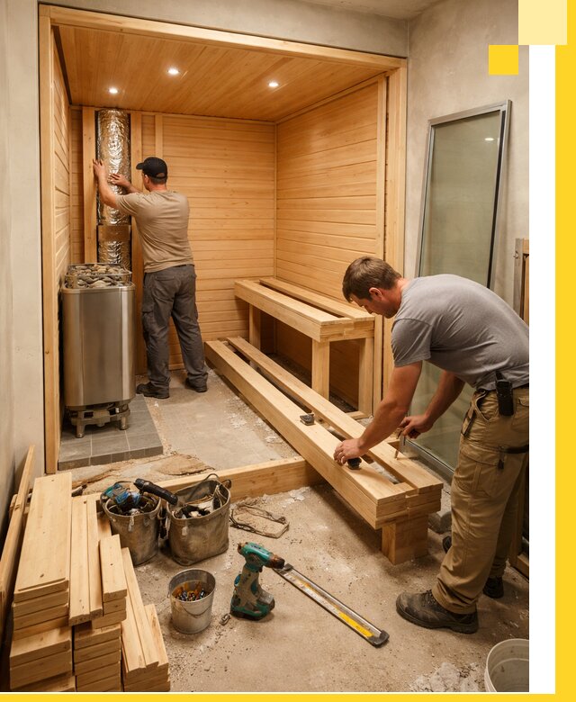 Проектирование и установка домашних саун под ключ в Брянске