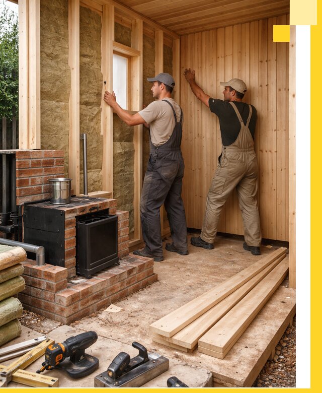 Строительство и установка дачных саун под ключ в Брянске