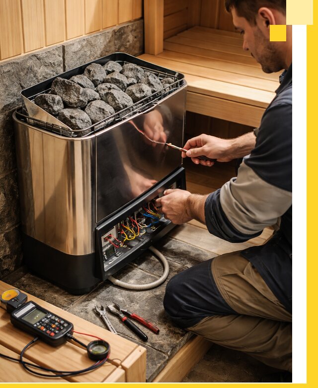 Продажа и установка электрокаменок для саун в Брянске