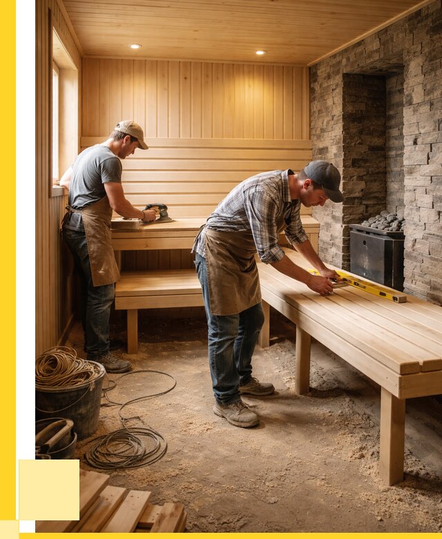 Отделка бани в Брянске: внутренняя отделка от 3225 р. | ЭриданБнк