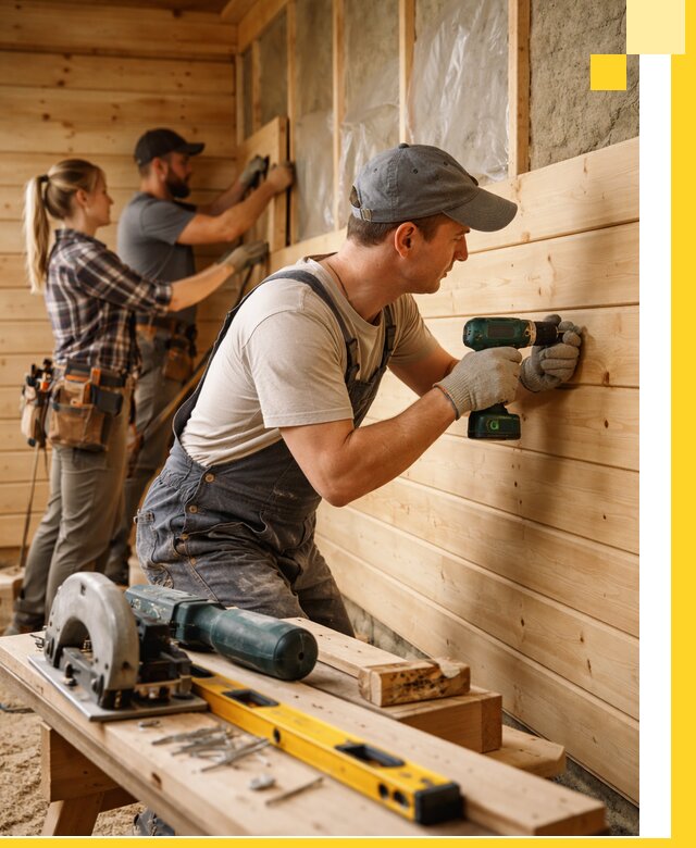 Обшивка бань под ключ в Брянске: отделка стен и потолков