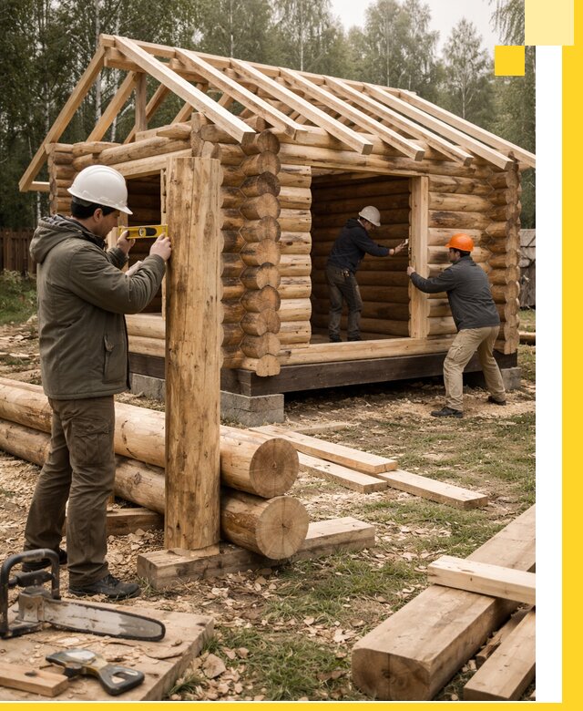 Строительство бань для дачи под ключ в Брянске с доставкой и монтажом