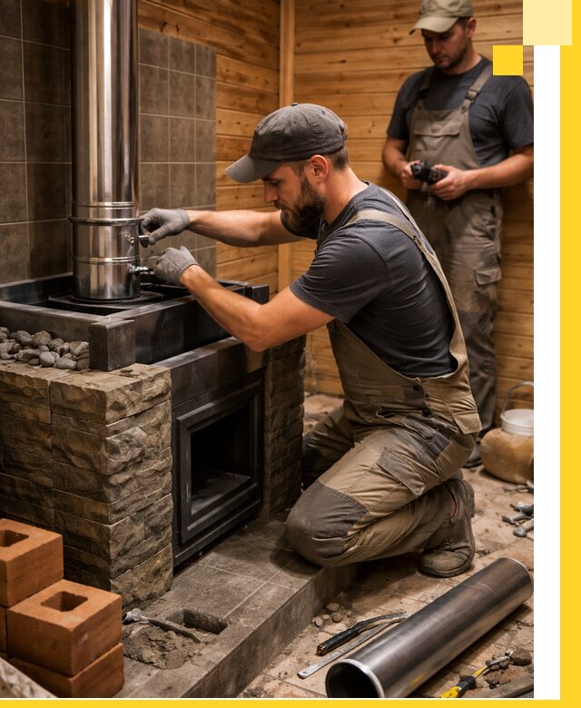 Изготовление и установка банных печей под ключ в Брянске